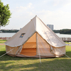 Tente pyramidale en toile de coton tente de Camping en plein air 4 saisons Camping Glamping étanche yourte vivante taill