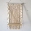 Tenture murale macramé tricoté corde tissé gland tenture murale à la main tapisserie présentoir maison bureau décor