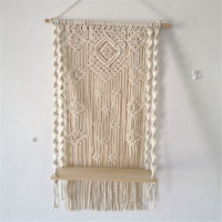 Tenture murale macramé tricoté corde tissé gland tenture murale à la main tapisserie présentoir maison bureau décor