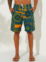 Tenue décontractée dété respirante pour homme,  motif ethnique