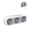 TESSAN TS-322-DE Adaptateur de prise murale EU 5 en 1 2500 W avec interrupteur/3 prises secteur/2 ports USB prises multi