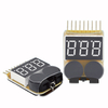 Testeur de Compteur de Basse Tension de Batterie Lipo 1S-8S Alarme de Sonnerie