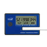 Testeur de Film solaire portable de compteur de Transmission LS162A Instrument de test à trois écrans de Film automobile