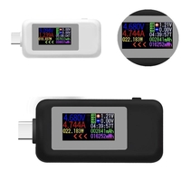 Testeur USB daffichage couleur de type C 0-5A courant 4-30 V tension testeur de chargeur USB compteur de puissance