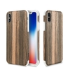 Texture de grain de bois naturel Floveme Soft TPU Case pour iPhone X