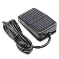 TFS-01 commutateur de pédale de pied micro dalimentation électrique momentané en plastique momentané 10A 250V pour