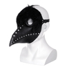 The Plague Doctor Mask Black Latex Gothic Steampunk Bec doiseau