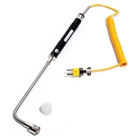 Thermocouple de surface de type K TASI® TA8533A 50 ~ 500 ° C Convient à tout thermomètre de type K