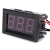 Thermomètre à affichage numérique rouge 12V LED Compteur de mesure du capteur de température imperméable à l
