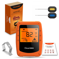 Thermomètre à viande sans fil intelligent 2 sondes Bluetooth / WiFi pour le thermomètre numérique Android IOS