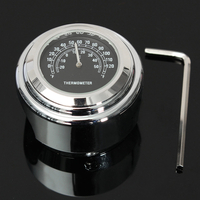 Thermomètre 7/8 po imperméable moto guidon de montage 