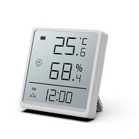 Thermomètre carré numérique hygromètre température intérieure humidité mesure de la température extérieure pour bureau à