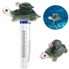 Thermomètre de piscine flottant en forme de tortue mignonne pour la température de flotteur de SPA PXPF