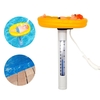 Thermomètre flottant pour piscine ℃ / ℉ Lectures de température précises Thermomètre à eau pour piscine de dessin animé