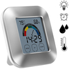 Thermomètre intérieur Hygromètre Minuterie Horloge Intelligent Numérique Température Humidité Testeur Rétro-Éclairage av