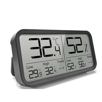 Thermomètre intérieur numérique jauge dhumidité moniteur dhumidité de la température ambiante hygromètre à cap