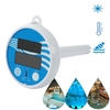 Thermomètre numérique à énergie solaire sans fil étang piscine flottant LCD affichage thermomètre de piscine