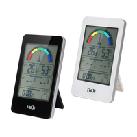 Thermomètre numérique intérieur et extérieur Indicateur de confort Hygromètre Tendance de la température Réveil électron