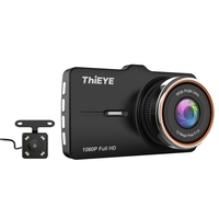 Thieye Carbox 5R 1080P Avant 720P Arrière IP67 Caméra DVR avec boucle double objectif étanche pour caméra denregist
