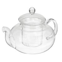 Théière en verre 600-1000ML cafetière avec infuseur de filtre en verre dacier inoxydable