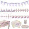 Thème de bande dessinée Party Vaisselle Fournitures Enfants Anniversaire Set Baby Shower Decorations