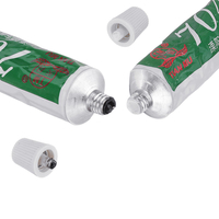 TIAN MU 704 Fixe Colle Détanchéité En Caoutchouc De Silicone Fixe Haute Couleur Blanc Noir