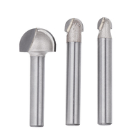 Tideway 1 / 4x1 / 4 1 / 4x5 / 16 1 / 4x5 / 8 Pouce Rond À ​​Fond Rond Fraise Fraise Outils De Travail Du Bois