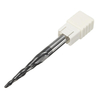 Tige 6mm 2 flûtes en acier au carbone ball cône fraise en bout de nez r1 * d6 * 30.5 * 75 cutter HRC55 de fraisage