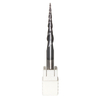 Tige 6mm 2 flûtes R0.5 solide carbure conique balle nez coupe-fraise
