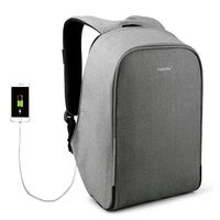 Tigernu 15, 6 pouces sac antivol pour ordinateur portable avec housse de pluie Casual Hard Shell Business unisexe sac à d