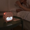 Timing Vache Forme Réveil Numérique Créatif Horloge Électronique Pour Enfants Étudiant Rapport Vocal Horloge USB Charge