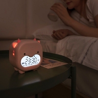 Timing Vache Forme Réveil Numérique Créatif Horloge Électronique Pour Enfants Étudiant Rapport Vocal Horloge USB Charge