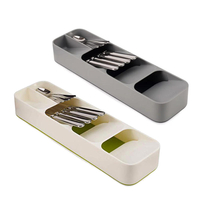 Tiroirs de cuisine Boîte de rangement pour couteaux et fourchettes Séparateur de cuisine Organisateur