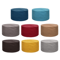 Tissu canapé tabouret housse paresseux canapé repose-pieds reste rembourré siège maison chambre meubles