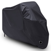 Tissu imperméable de bâches noires de couverture de protection du soleil de 190T avec des trous pour le scooter électriq