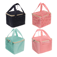 Tissu portatif dOxford Isolé Sac de déjeuner Sac thermique carré Fourre-tout Conteneur de pique-nique en plein air