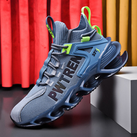 Tissu respirant pour hommes Soft Semelle de lame antidérapante confortable Reflect Chaussures de sport décontractées