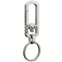 Titanium EDC Quickdraw accrochant la boucle Keychain Portable pendentif porte-clés ornement