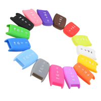 Titulaire de couverture de coquille de cas de clé de voiture à distance de silicone de boutons pour KIA Forte Cerato K3