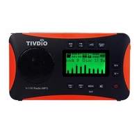 TIVDIOV-116Radioportableàondes courtes avec FM MW Prise en charge des transistors Micro-SD