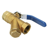TMOK TK212 DN20 En Laiton Robinet À Bille Robinet À Air Central Climatiseur Chauffage Cuivre Ball Valve