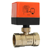 TMOK TK260 1/2 "3/4" 1 "1-1/4" vannes à boisseau sphérique électriques motorisées en laiton 3 fils CA 220V vanne à Port