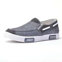 Toile Casual pour hommes Soft Mocassins journaliers confortables