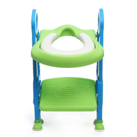 Toilette dapprentissage de la propreté pour enfants Soft Échelle de coussin Siège de pot Chaise Tabouret de sécurit