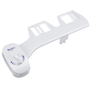 Toilette manuelle en plastique portative de bidet dattachement de bidet de bidet blanc