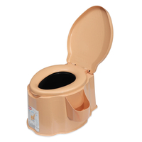 Toilettete portative de toilette amovible kaki pour personnes âgées