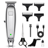 Tondeuse à cheveux Rechargeable USB pour hommes tondeuse à cheveux sans fil Kit de coupe de cheveux électrique silencieu