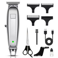 Tondeuse à cheveux Rechargeable USB pour hommes tondeuse à cheveux sans fil Kit de coupe de cheveux électrique silencieu