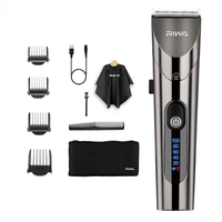 Tondeuse à cheveux électrique RIWA Charge USB Tondeuse à cheveux 55db Faible bruit IPX7 Étanche 2200mAh Batterie 0.5-2mm