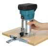 Tondeuse électrique sans fil 6.35mm routeur de paume compact guide de bord de coupe de menuiserie filaire bois avec 1/2